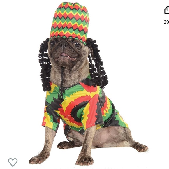 Other - NEW Dog “One Love Rasta Reggae” Halloween costume | Medium | NWT
